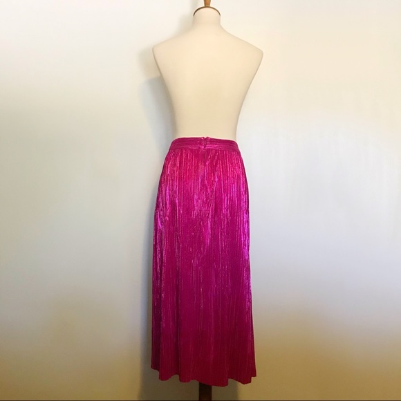 For Love & Lemons Marion Iridescent Midi Skirt - Picture 7 of 15